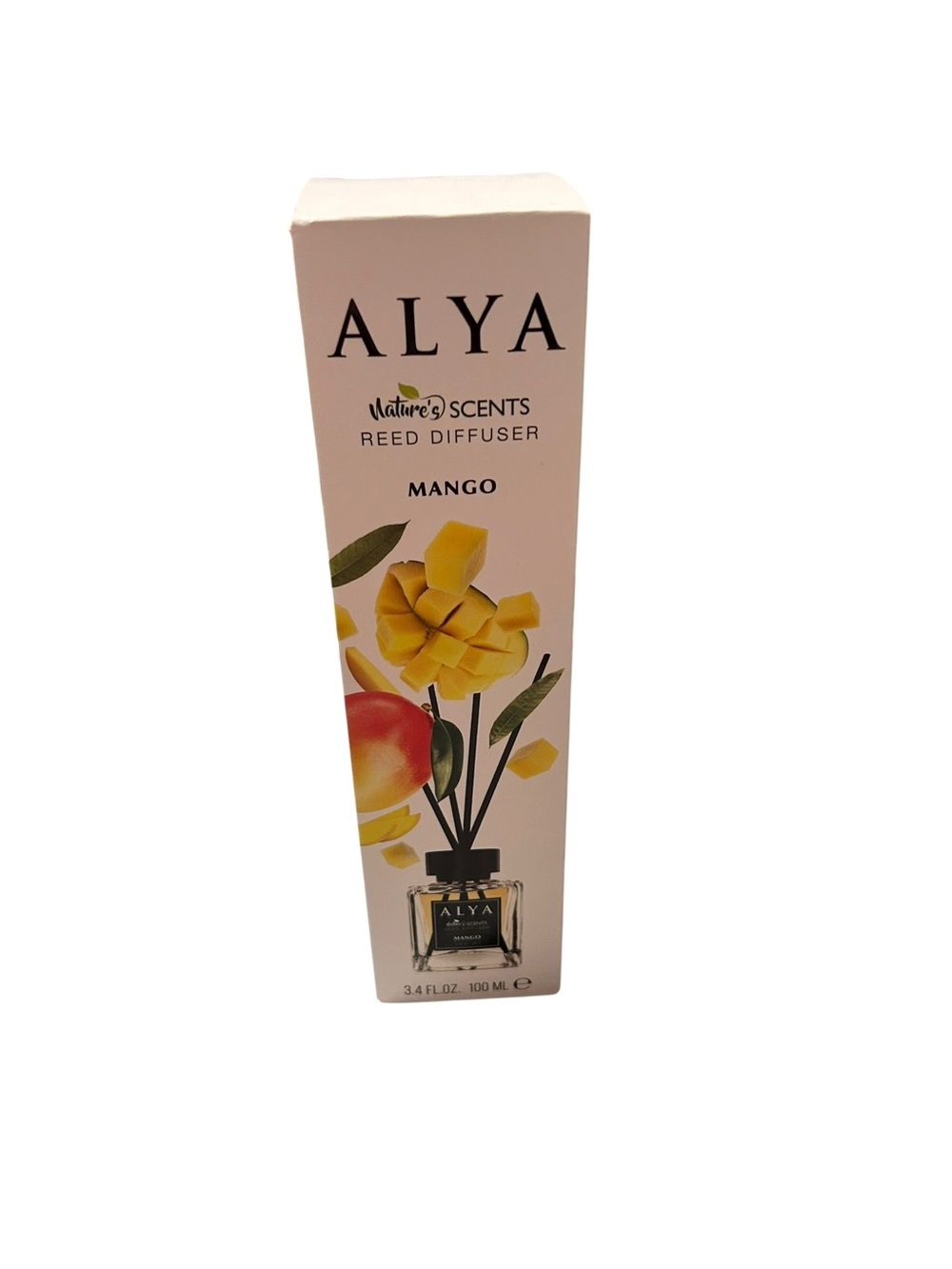 ALYA Mango Reed Diffuser - White and Yellow